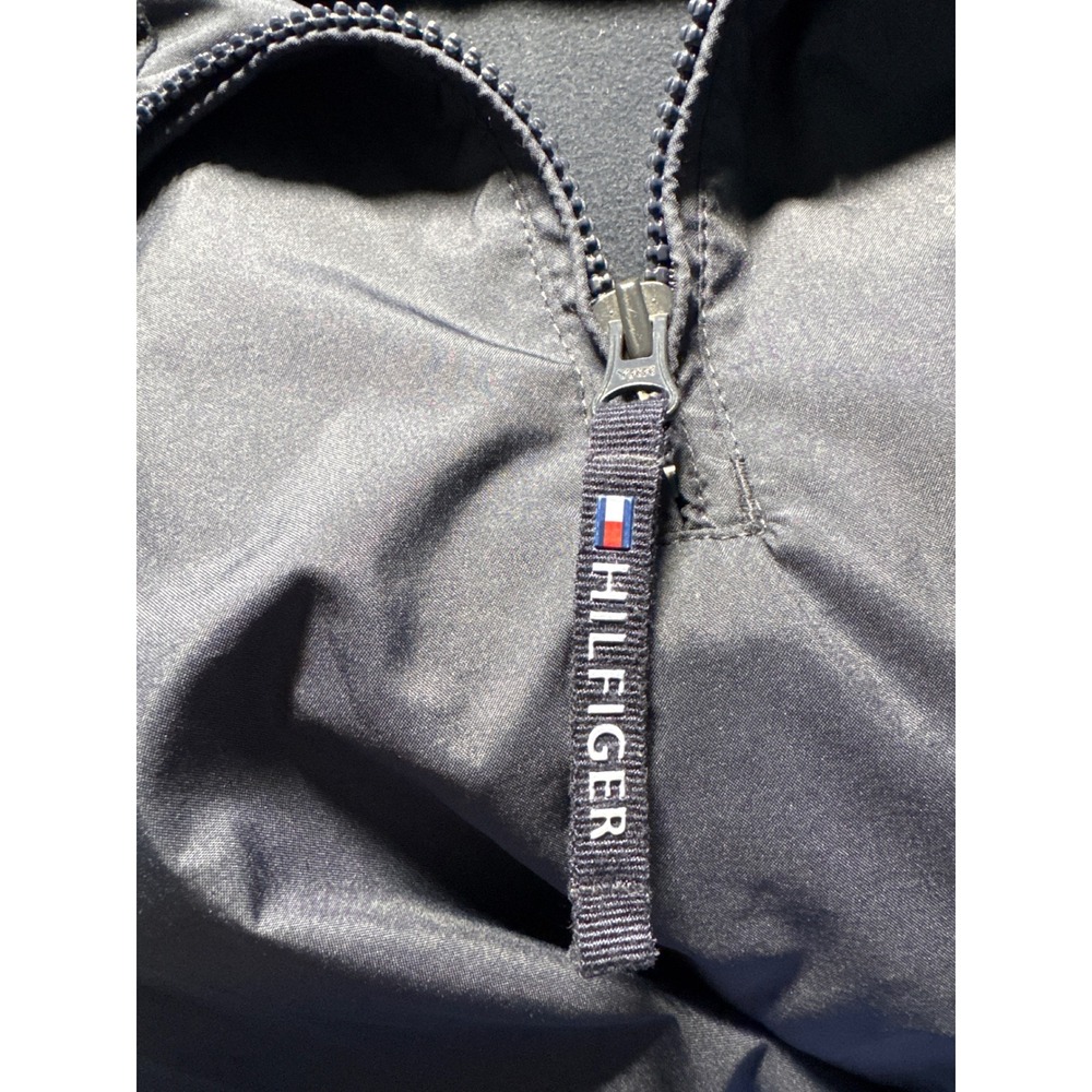Vintage Tommy Hilfiger Golf Navy Windbreaker Poipu Bay Fleece Lined XL 105439 - Picture 14 of 14